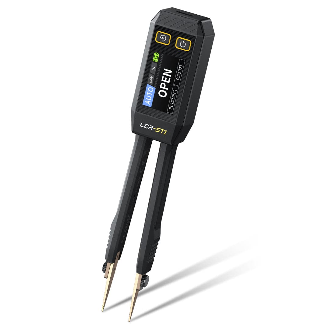 FNIRSI® LCR-ST1 Mini Smart Digital Tweezer LCR SMD ESR Tester