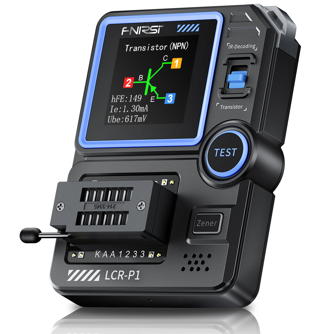 FNIRSI® LCR-P1 Multifunction Transistor Capacitor Tester