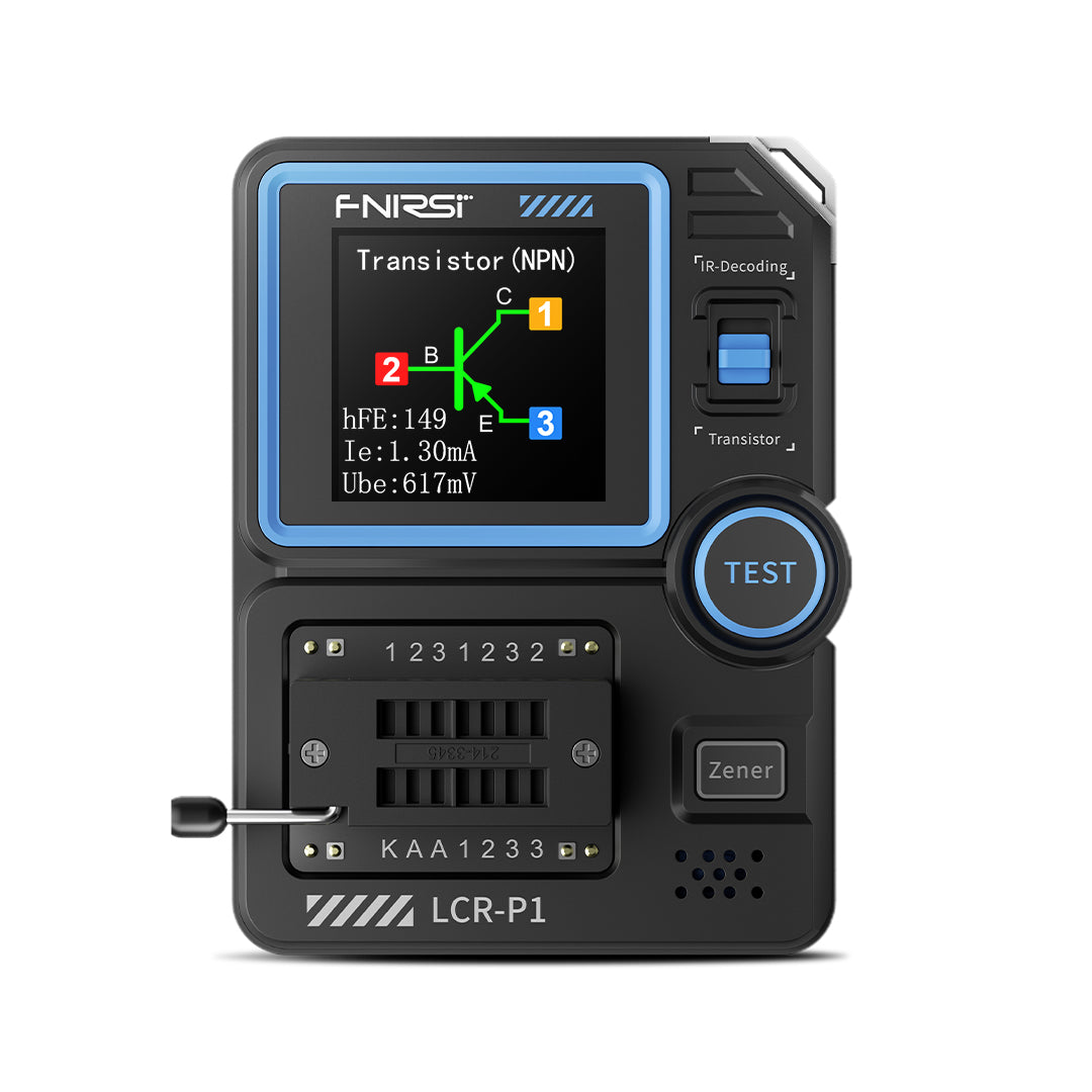 Testeur de condensateur de transistor multifonction FNIRSI® LCR-P1