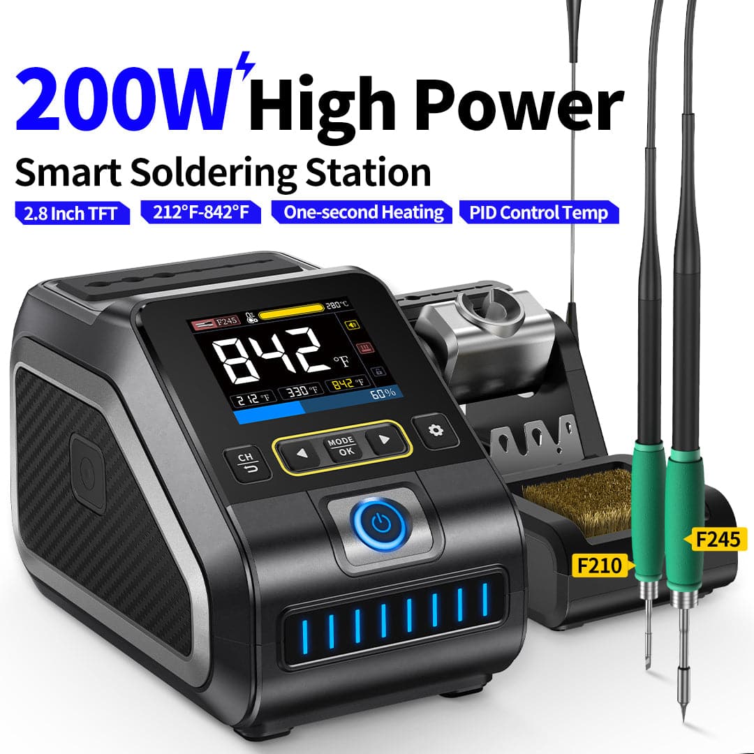 FNIRSI® DWS-200 200W Power Repaid Heating Soldering Iron Staion