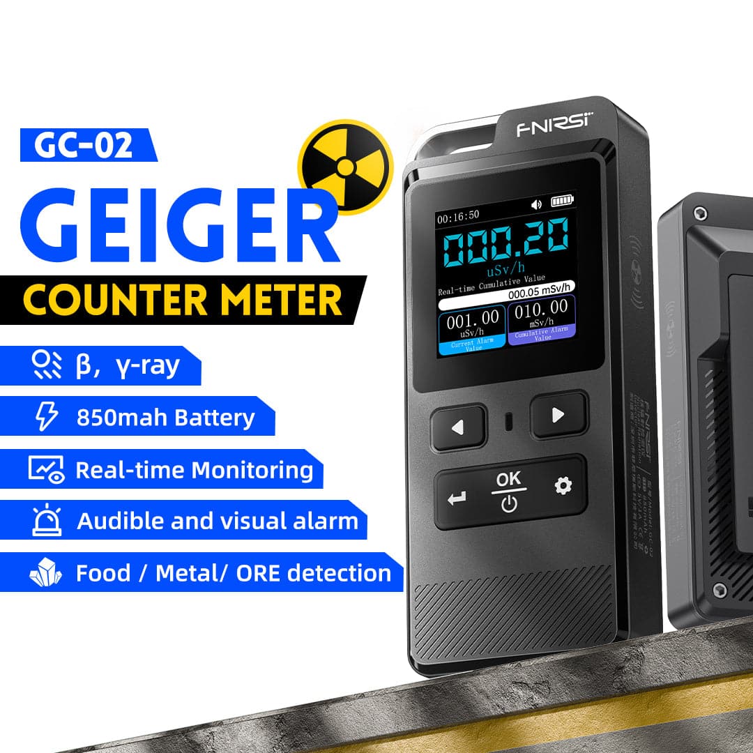 FNIRSI® GC-02 Geiger Counter Nuclear Radiation Detector