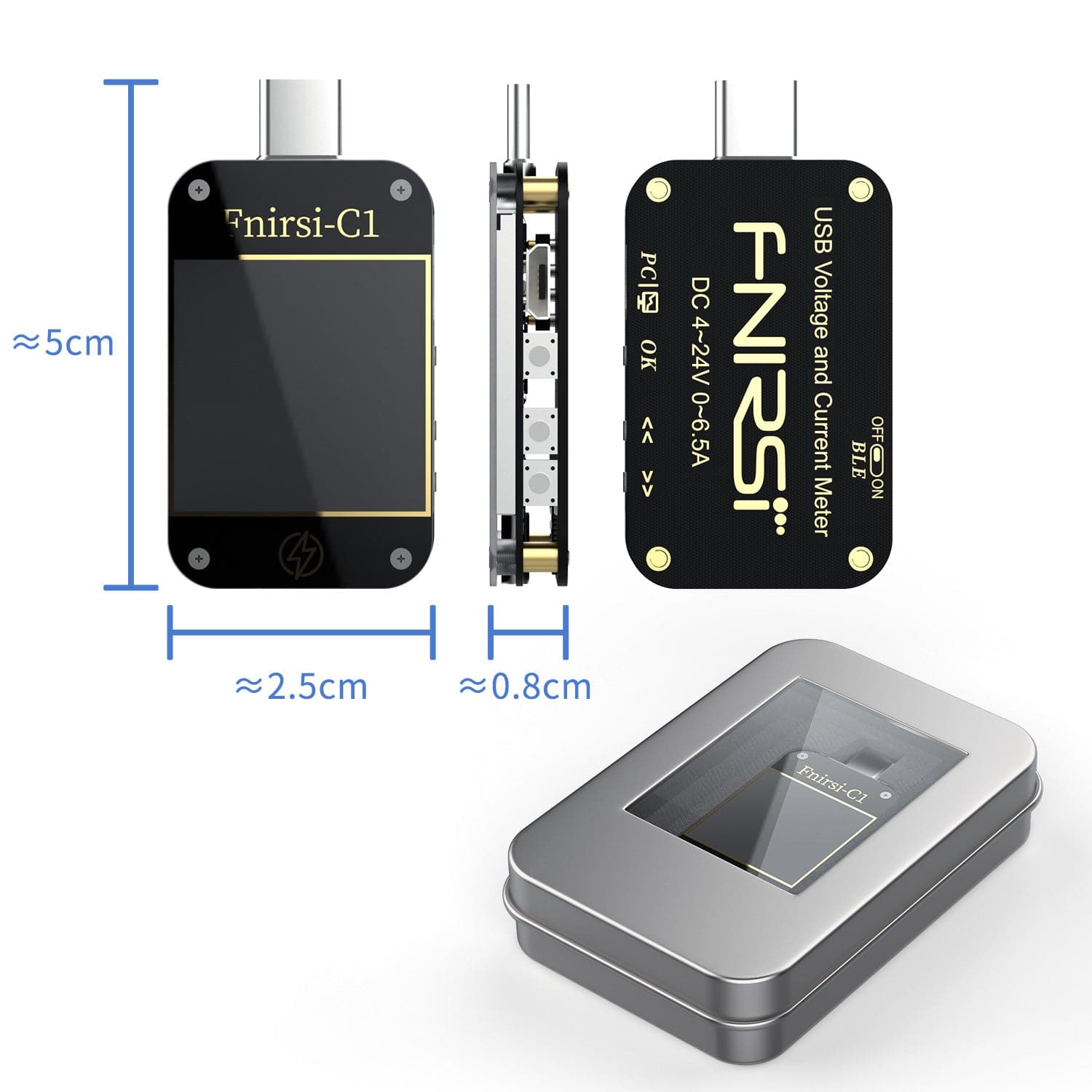 FNIRSI® C1 USB Fast Charge Tester