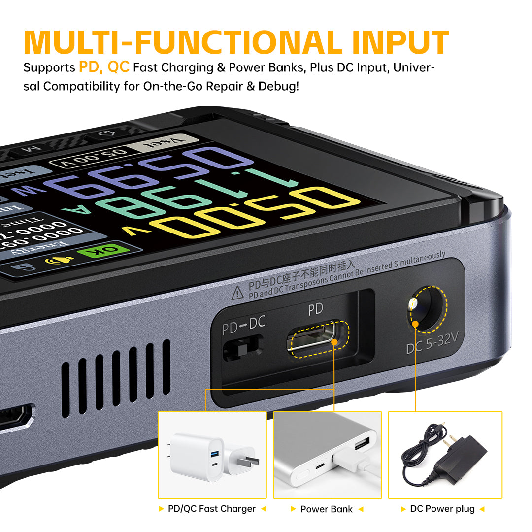 FNIRSI® DPS-150 Programmable Mini Portable DC Power Supply