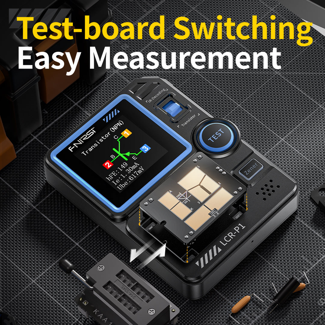 FNIRSI® LCR-P1 Multifunktions-Transistor-Kondensator-Tester