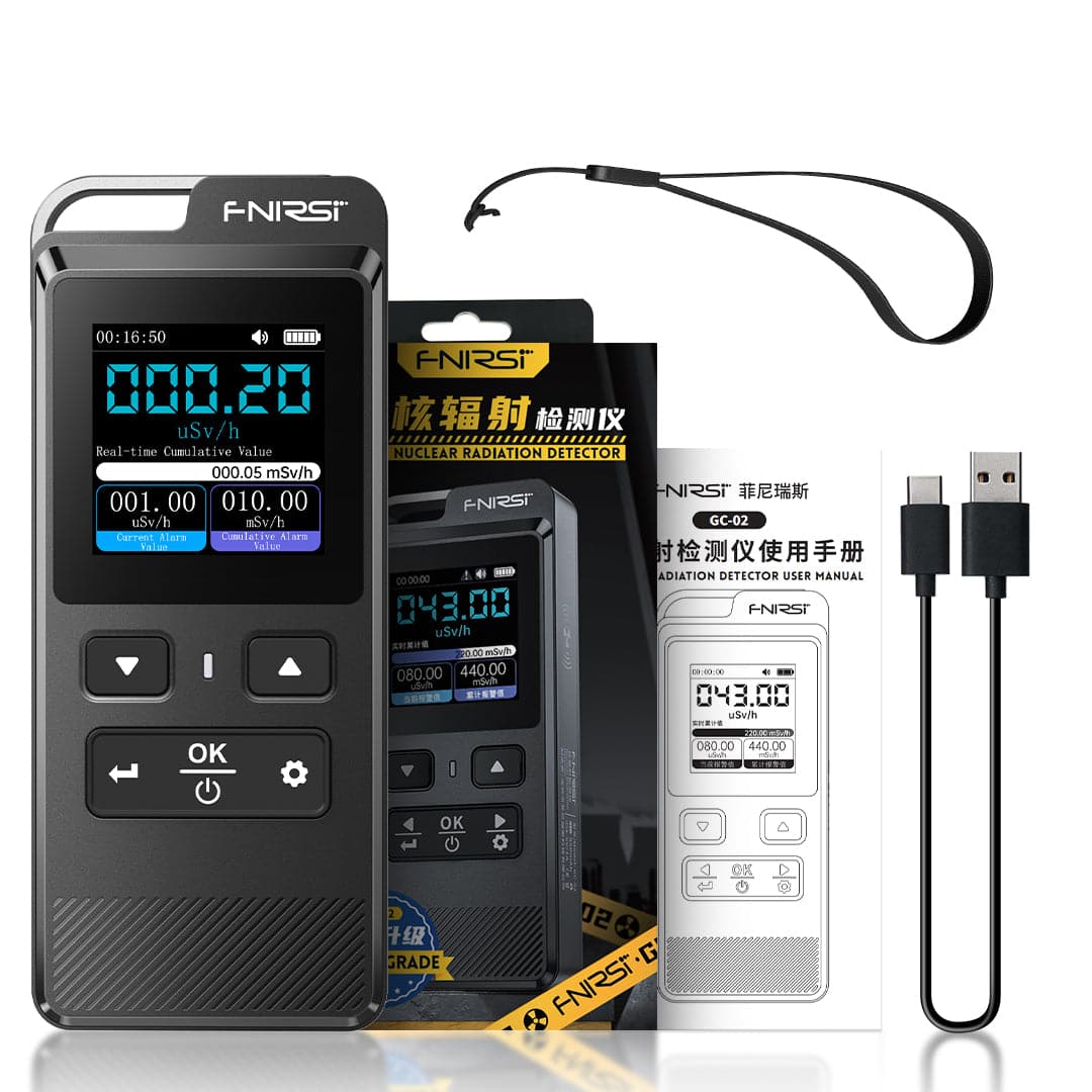 FNIRSI® GC-02 Geiger Counter Nuclear Radiation Detector