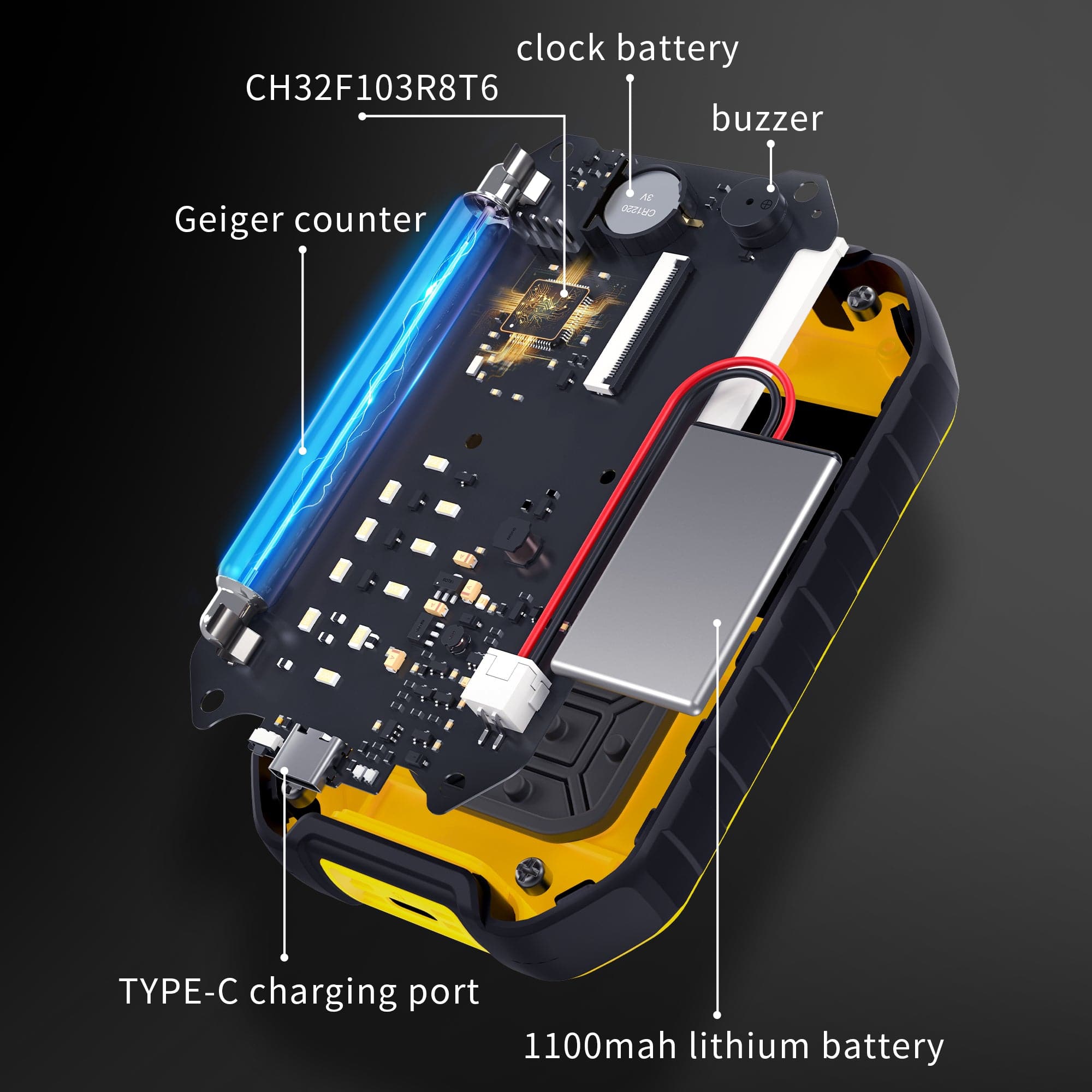 Détecteur de rayonnement nucléaire FNIRSI® GC-01