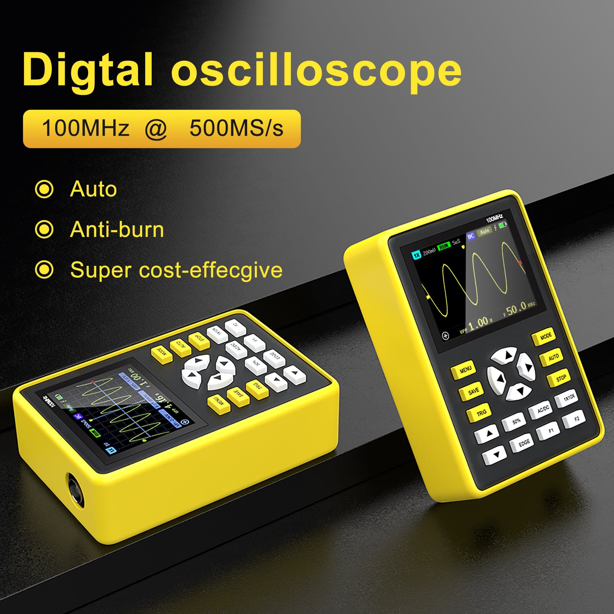 Oscilloscope de poche numérique FNIRSI® 5012H