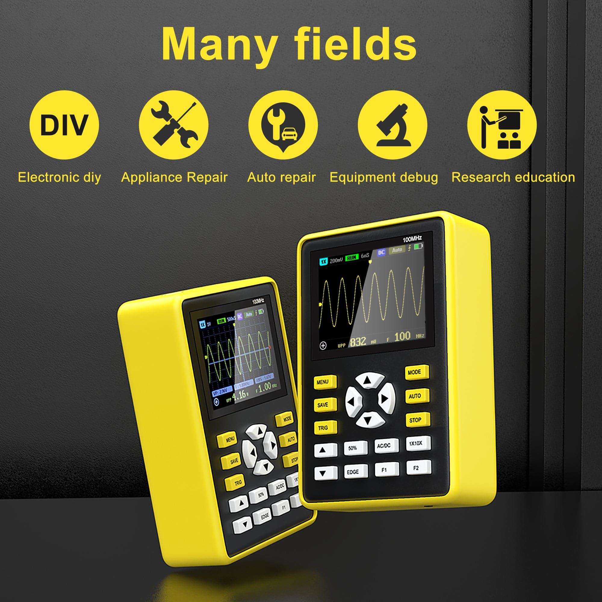 FNIRSI® 5012H Digital Handheld Pocket Oscilloscope