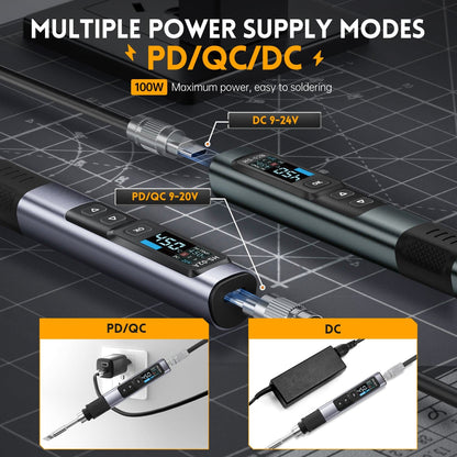 FNIRSI® HS-02 Intelligent Soldering Iron