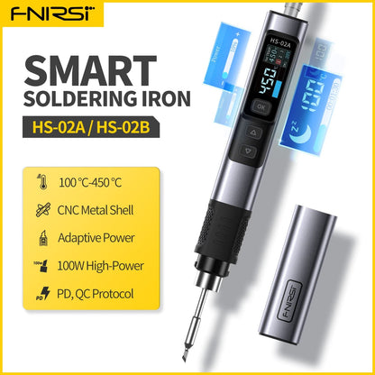 FNIRSI® HS-02 Intelligent Soldering Iron