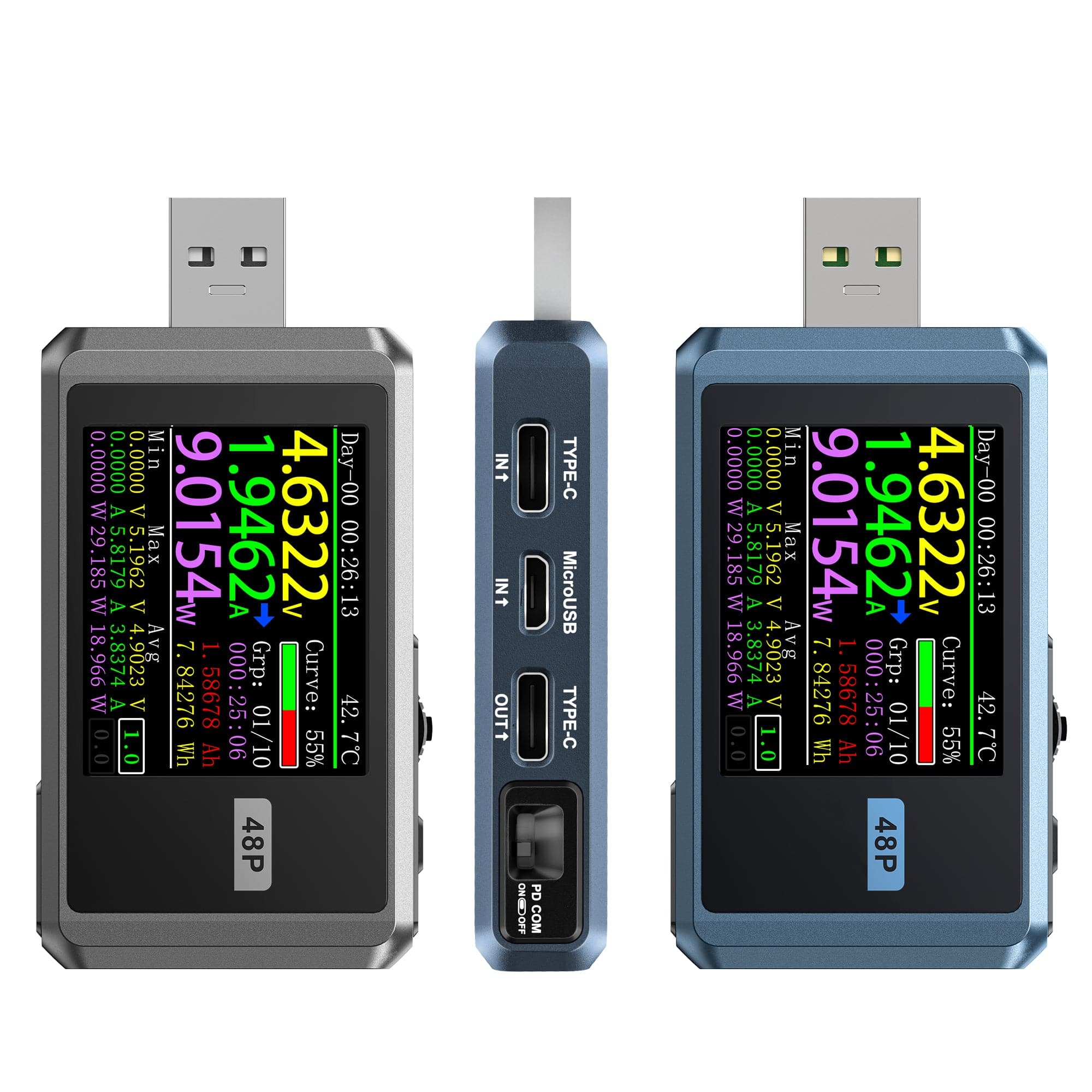 Tester di ricarica rapida USB FNIRSI® FNB48P