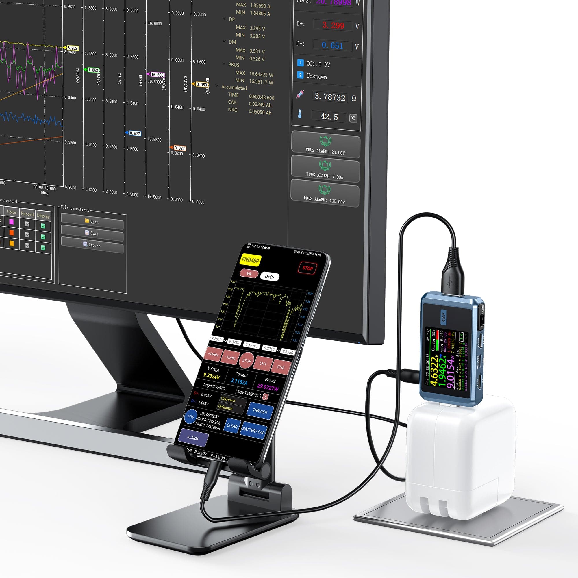 FNIRSI® FNB48P USB Fast Charge Tester