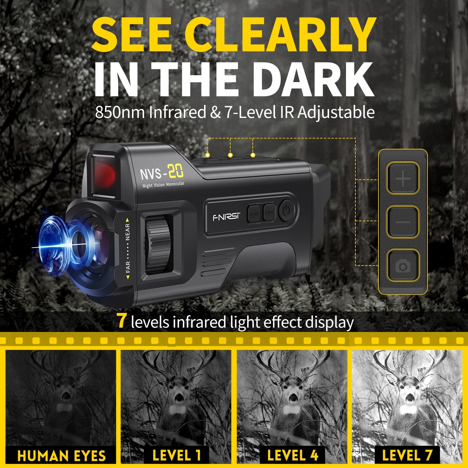 FNIRSI® NVS-20 4K Digital Night Vision Device