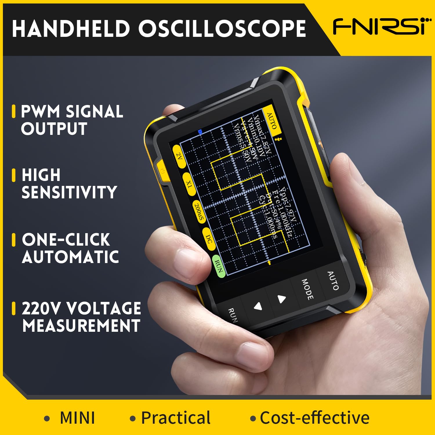 FNIRSI® DSO-152 2.8" Mini Pocket Handheld Digital DSO Oscilloscope