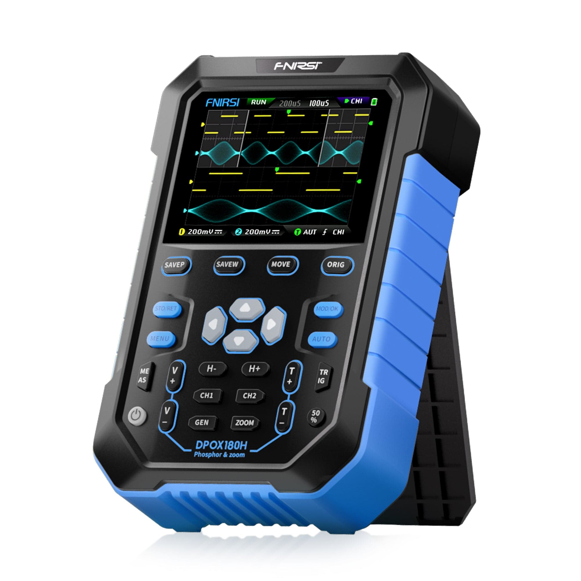 FNIRSI® DPOX180H 2 Channel 180MHZ 2-IN-1 Digial Phosphor Oscilloscope