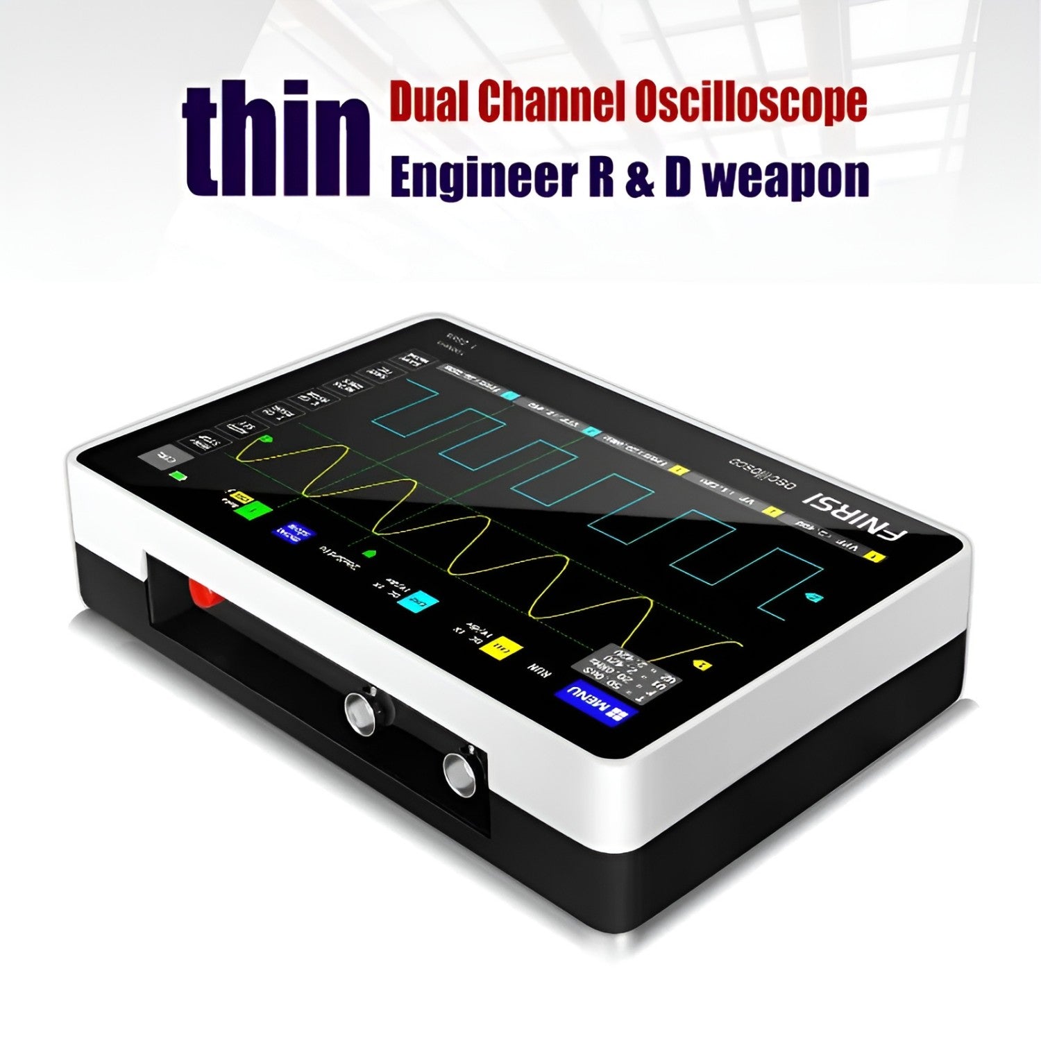 FNIRSI® 1013D Dual Channel Touchable Panel Oscilloscope