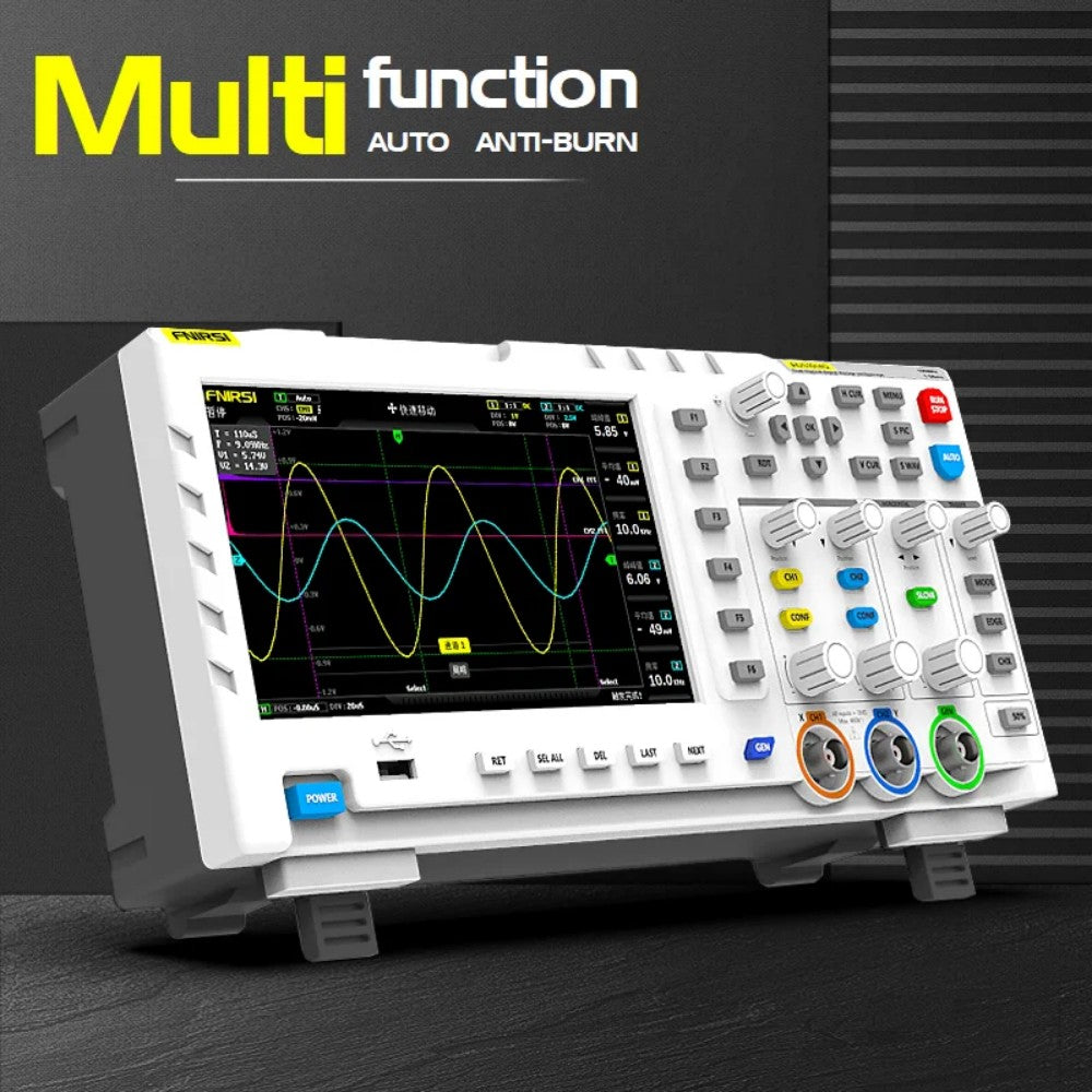 FNIRSI® 1014D Dual Channel Digital Storage Oscilloscope