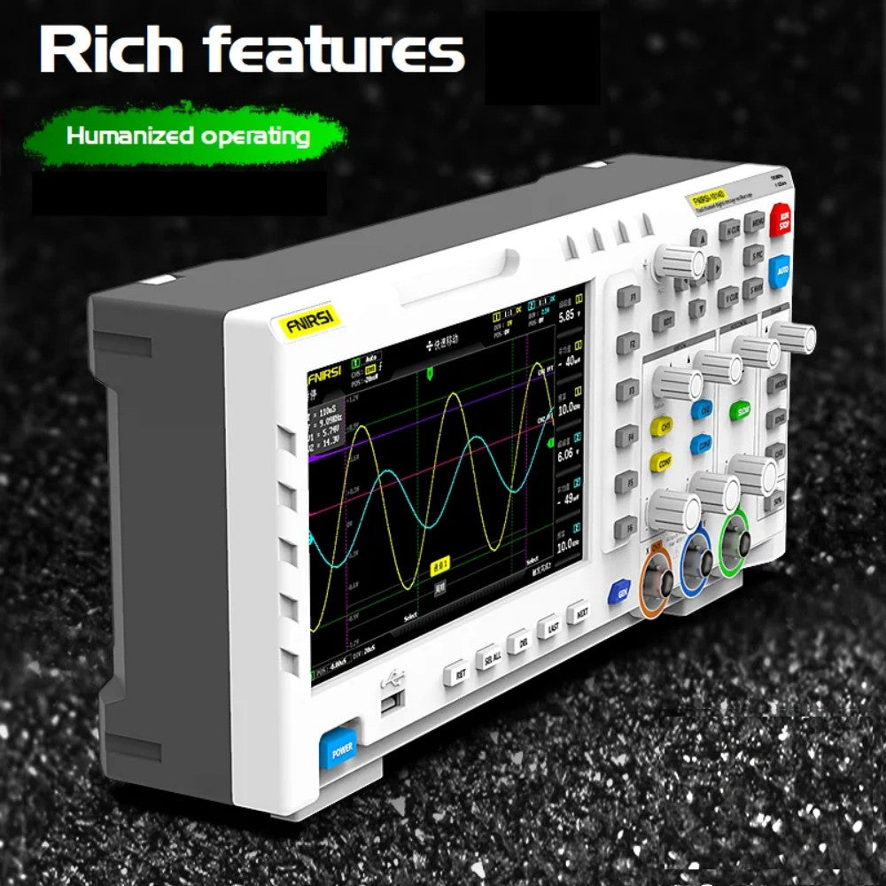 FNIRSI® 1014D Dual Channel Digital Storage Oscilloscope