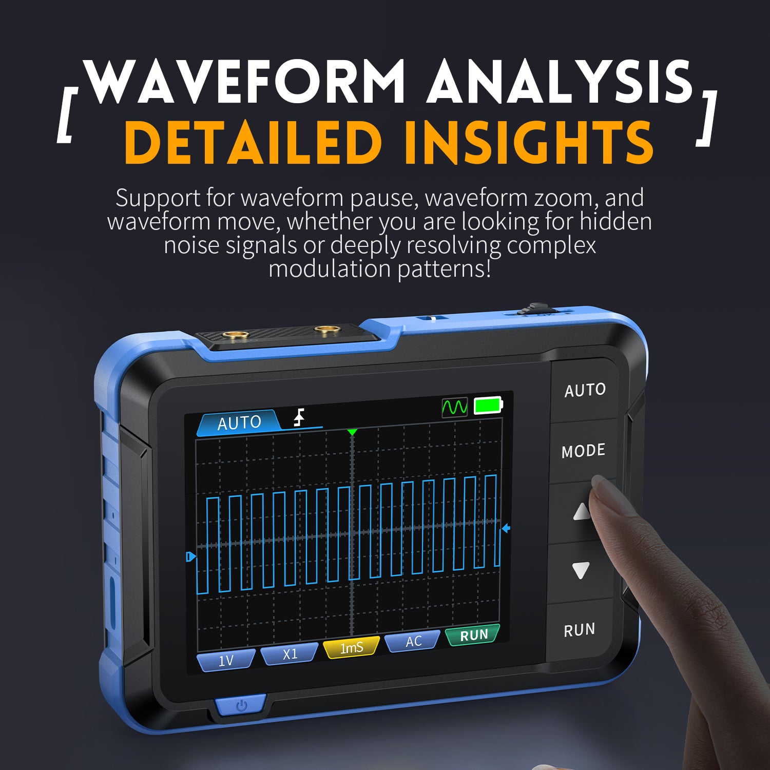 FNIRSI® DSO-153 2-IN-1 Mini Digital Oscilloscope Waveform Generator