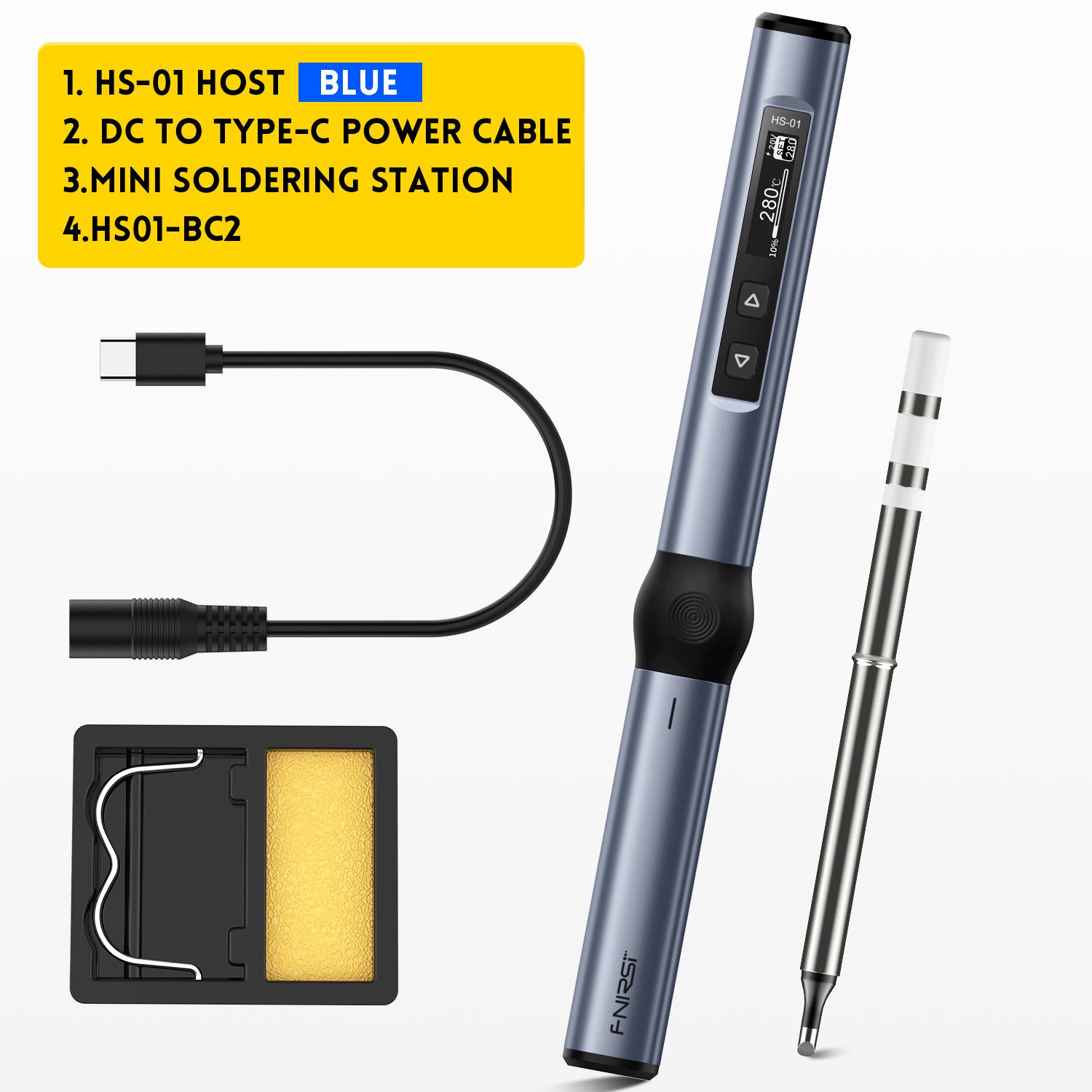 FNIRSI® HS-01 Intelligent Soldering Iron