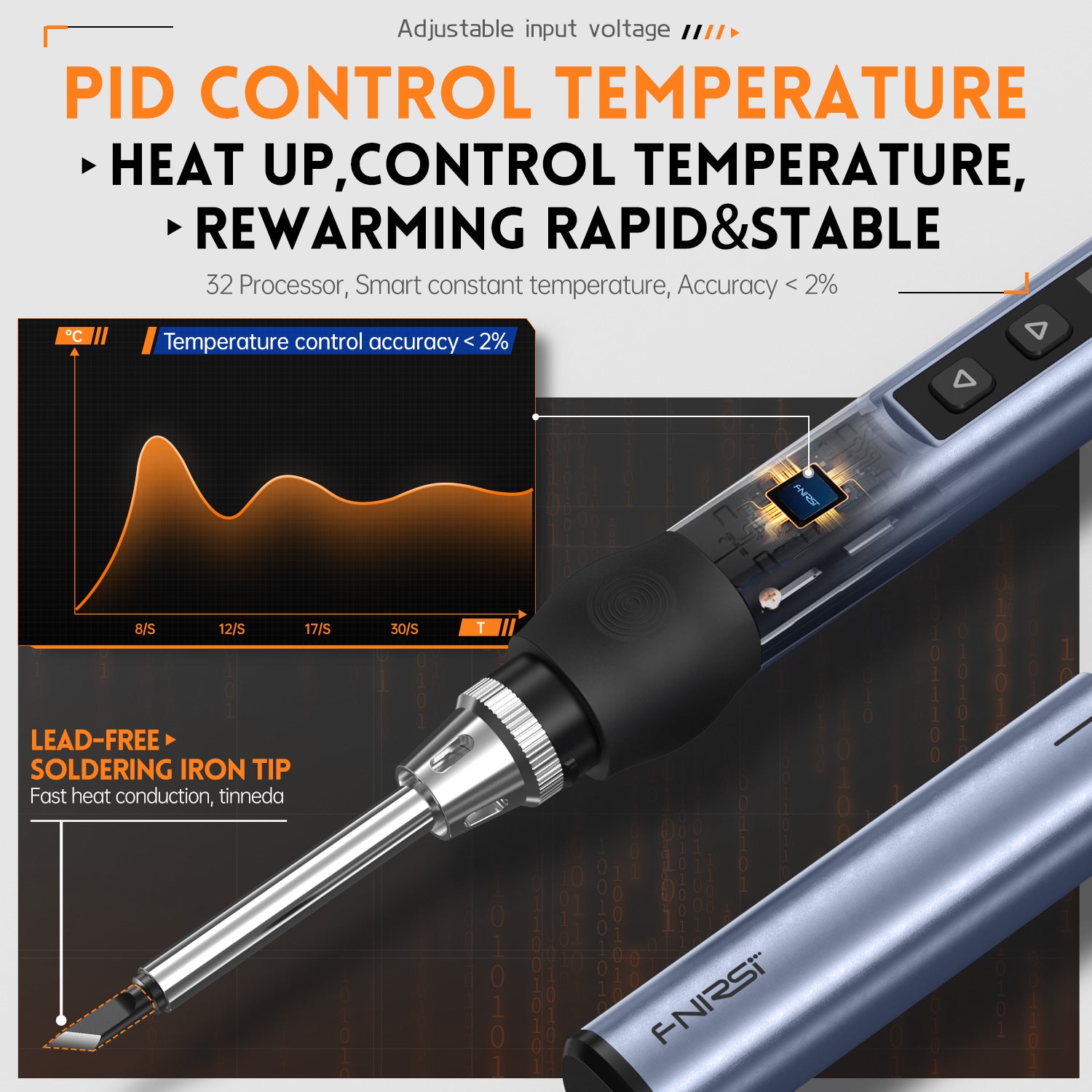 FNIRSI® HS-01 Intelligent Soldering Iron