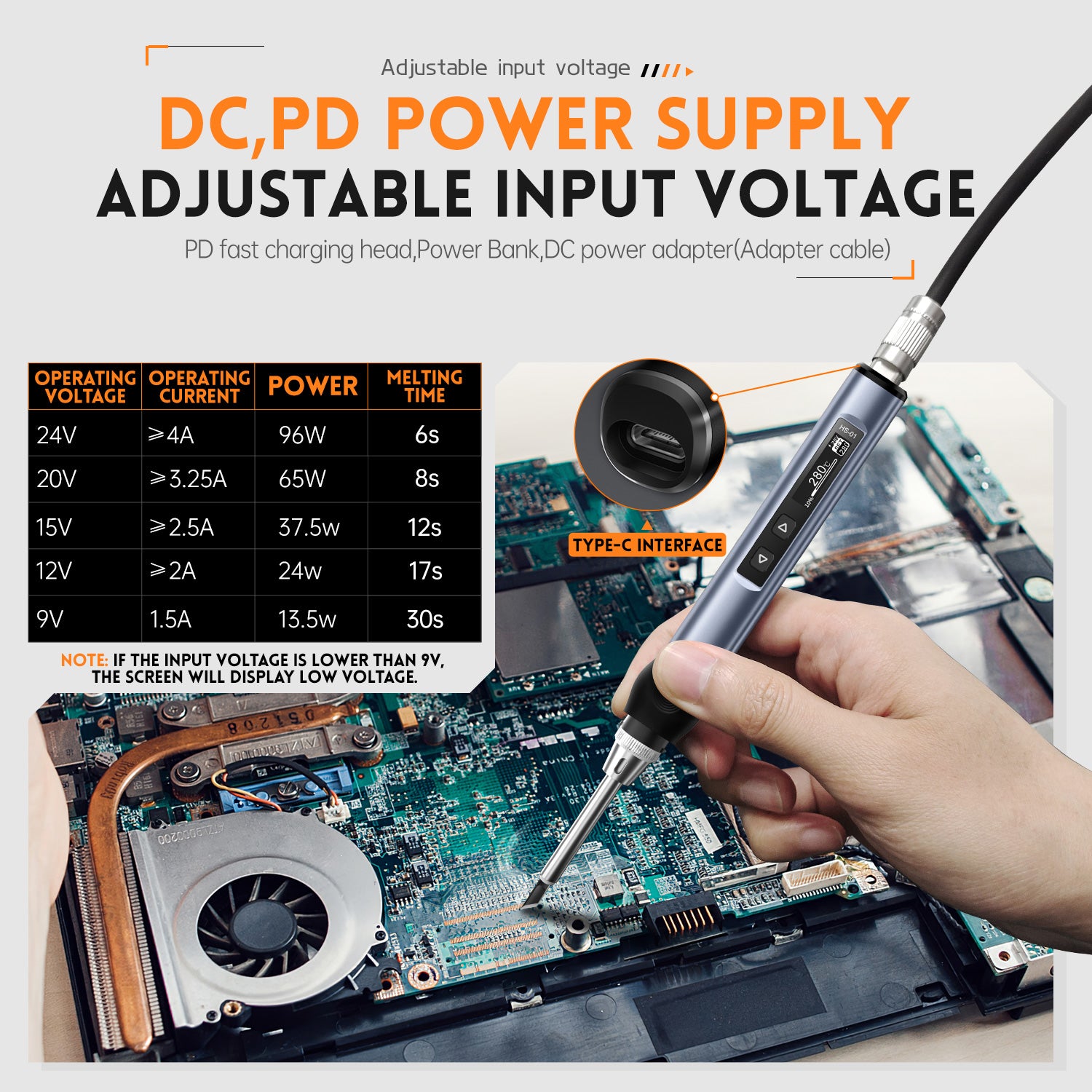 FNIRSI® HS-01 Intelligent Soldering Iron