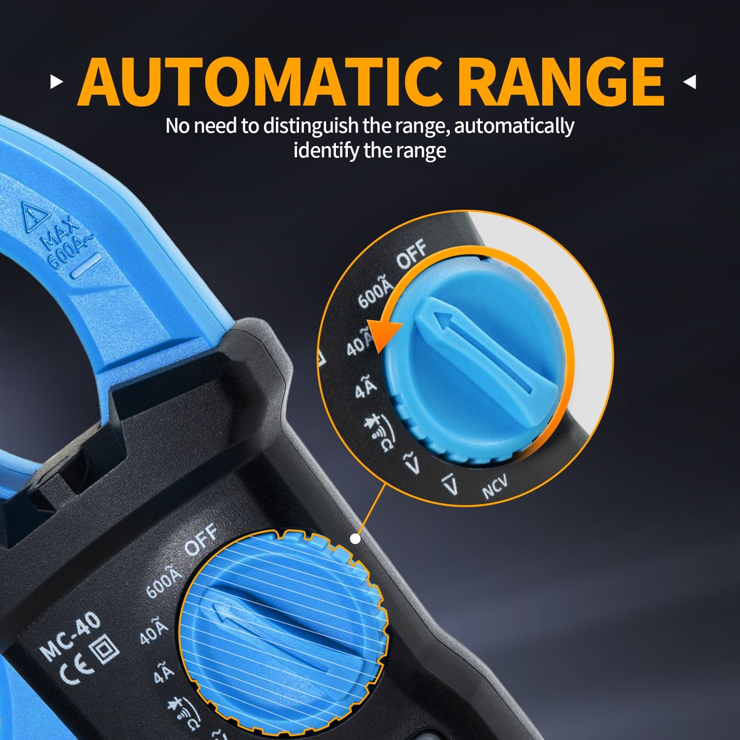 FNIRSI® MC-40 Pince Multimètre Numérique