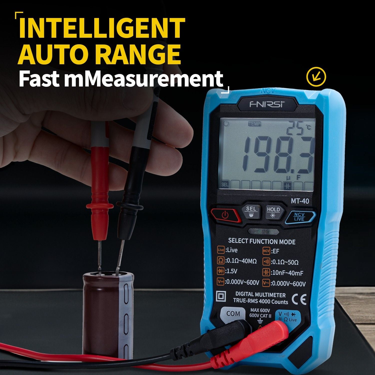 FNIRSI® MT-40 Smart Digital Multimeter