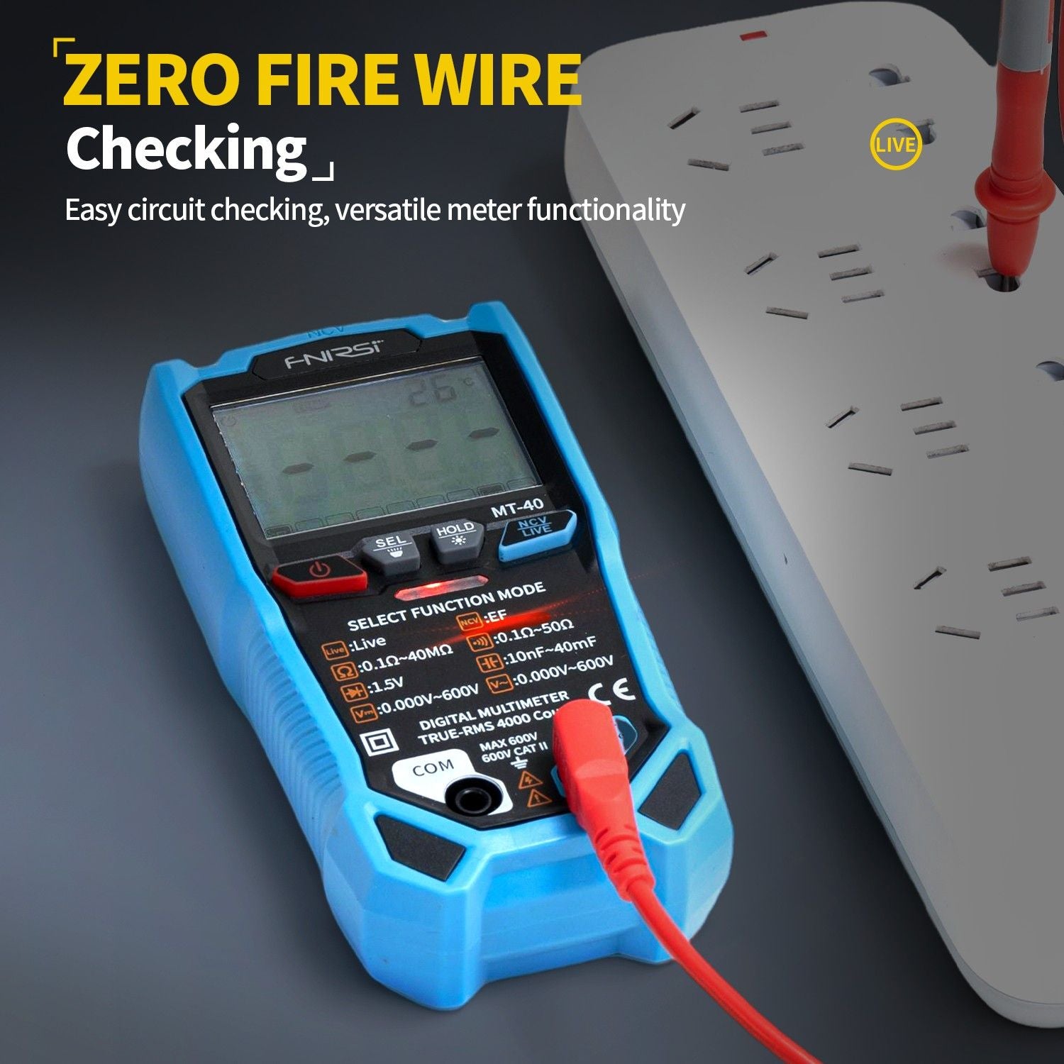 FNIRSI® MT-40 Smart Digital Multimeter