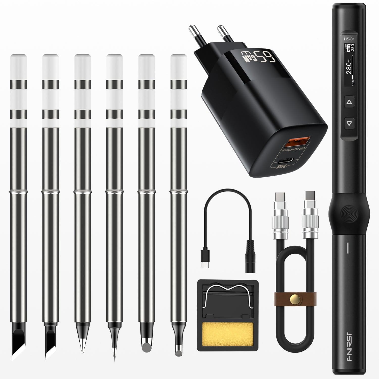 FNIRSI® HS-01 Intelligent Soldering Iron