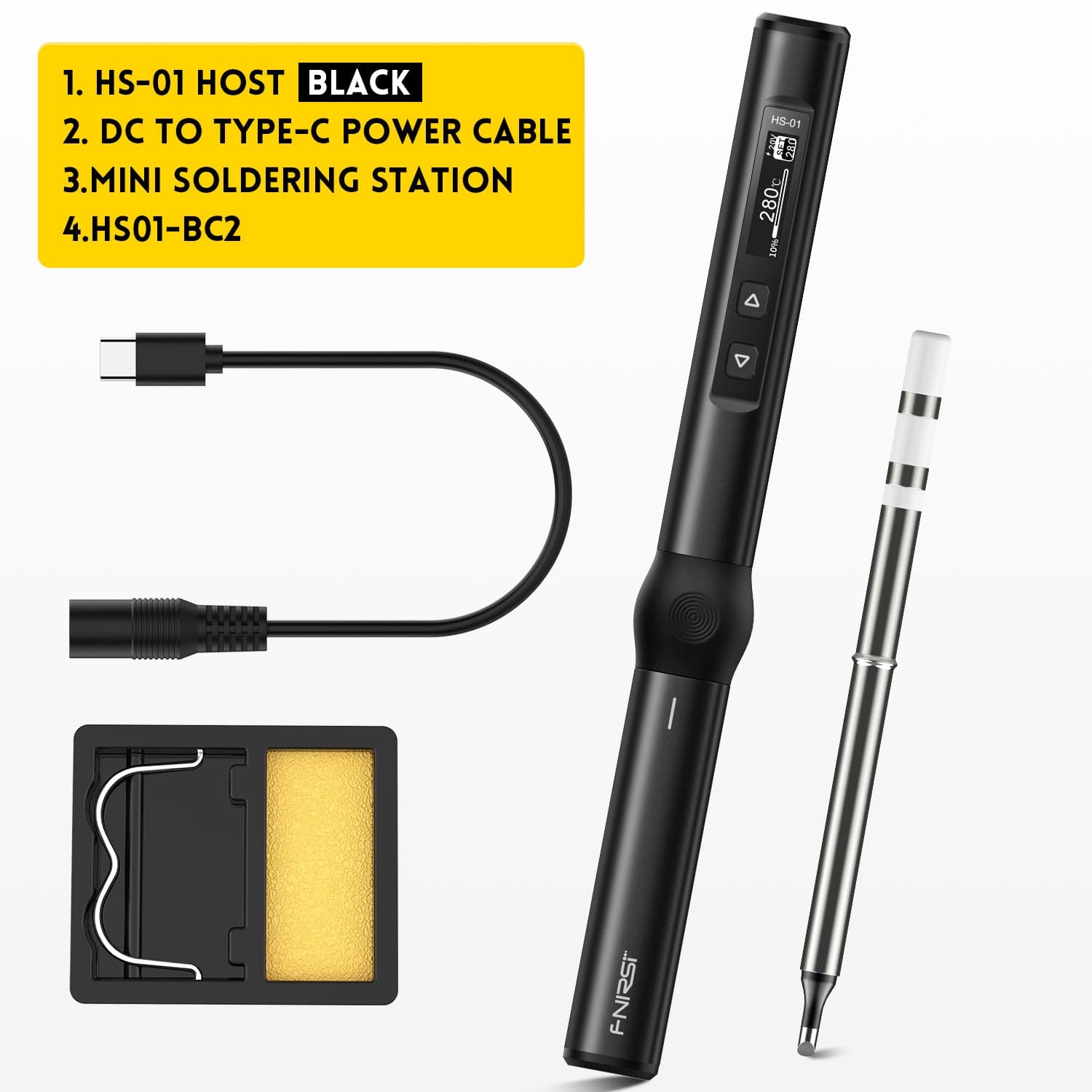 FNIRSI® HS-01 Intelligent Soldering Iron