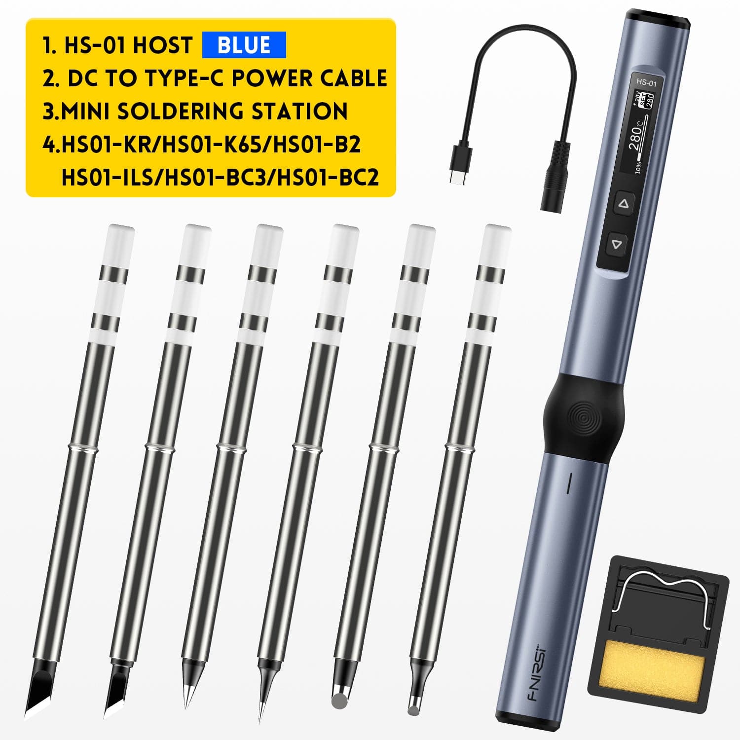 FNIRSI® HS-01 Intelligent Soldering Iron