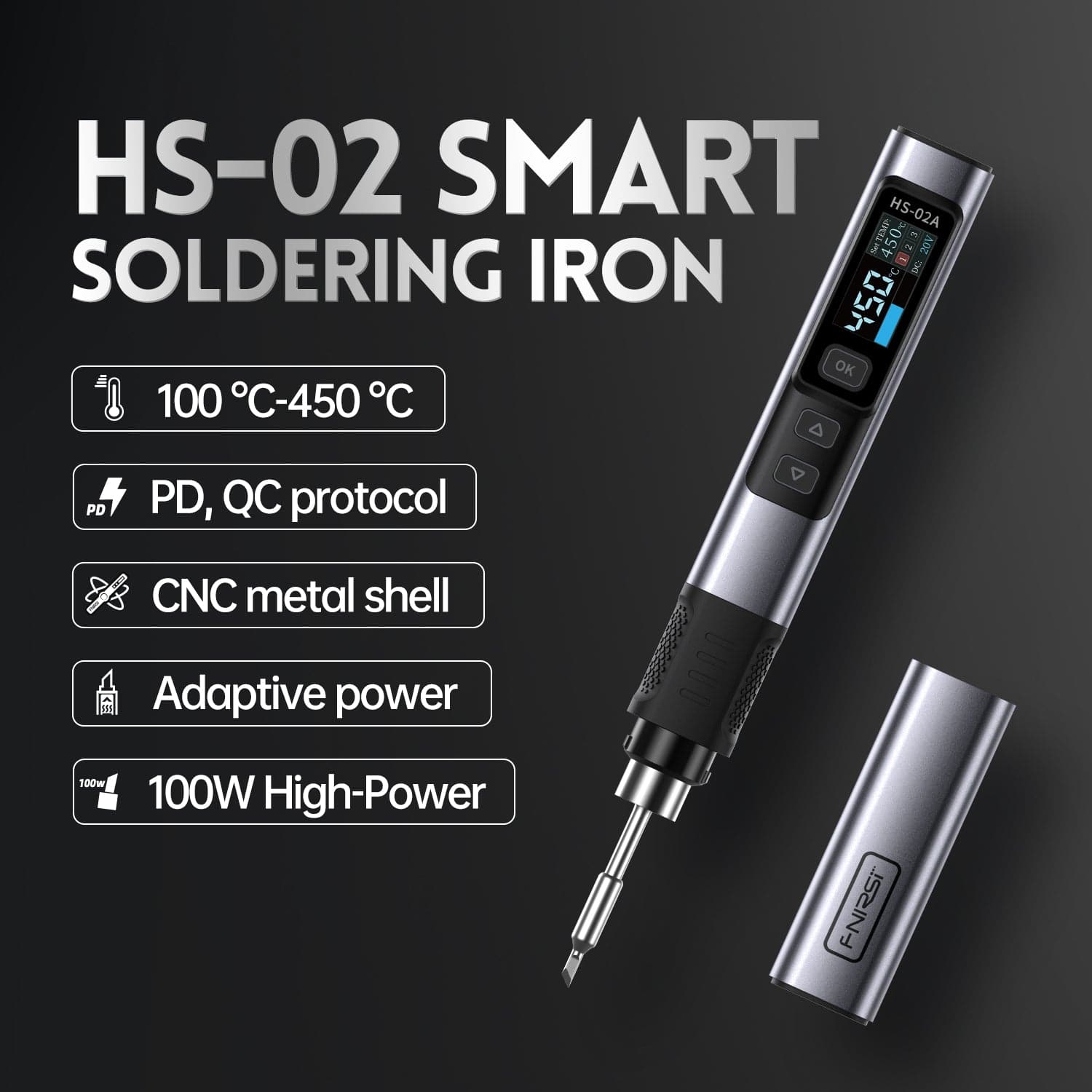 Soldador Inteligente FNIRSI® HS-02