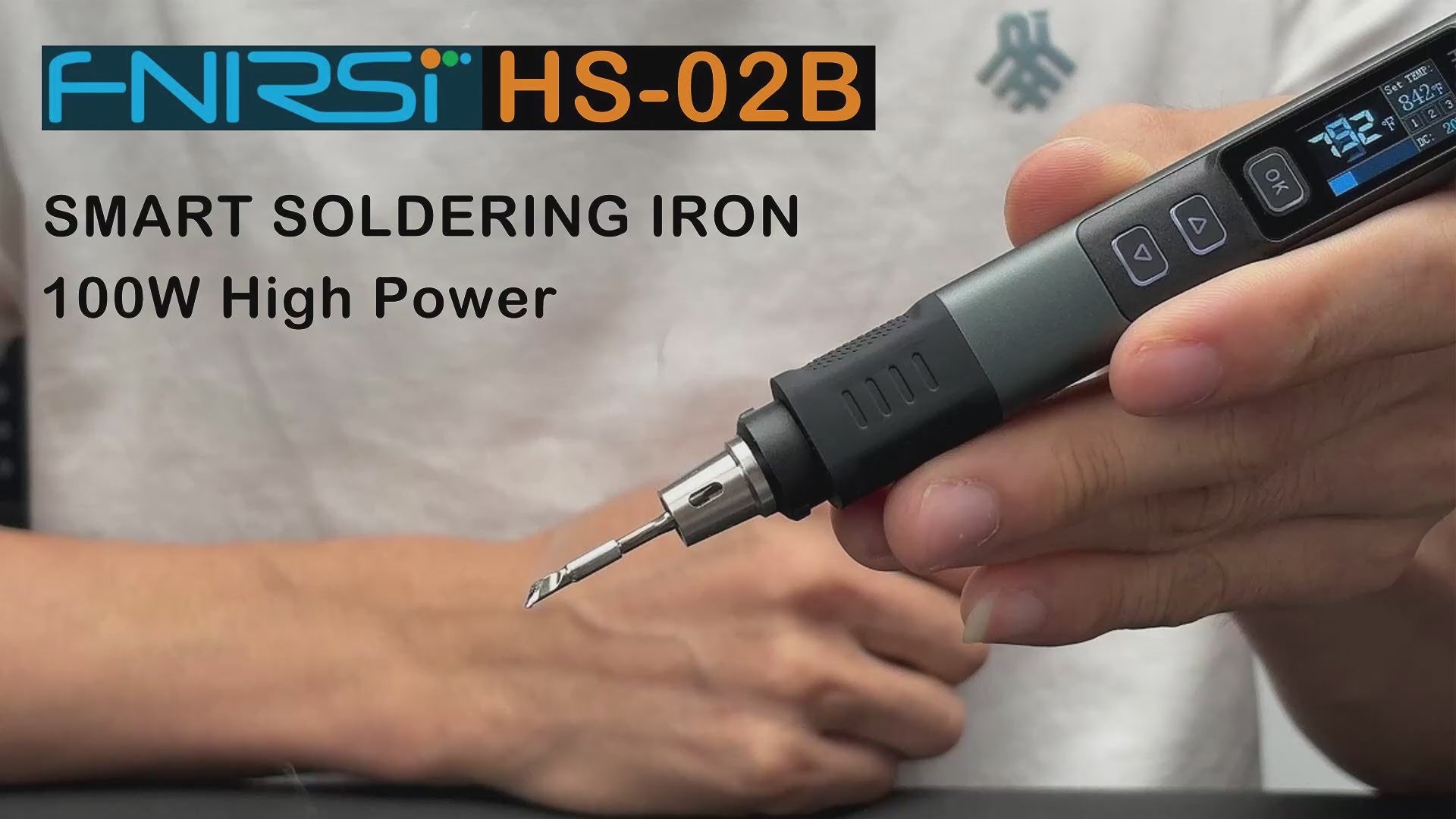 FNIRSI® HS-02 Intelligent Soldering Iron