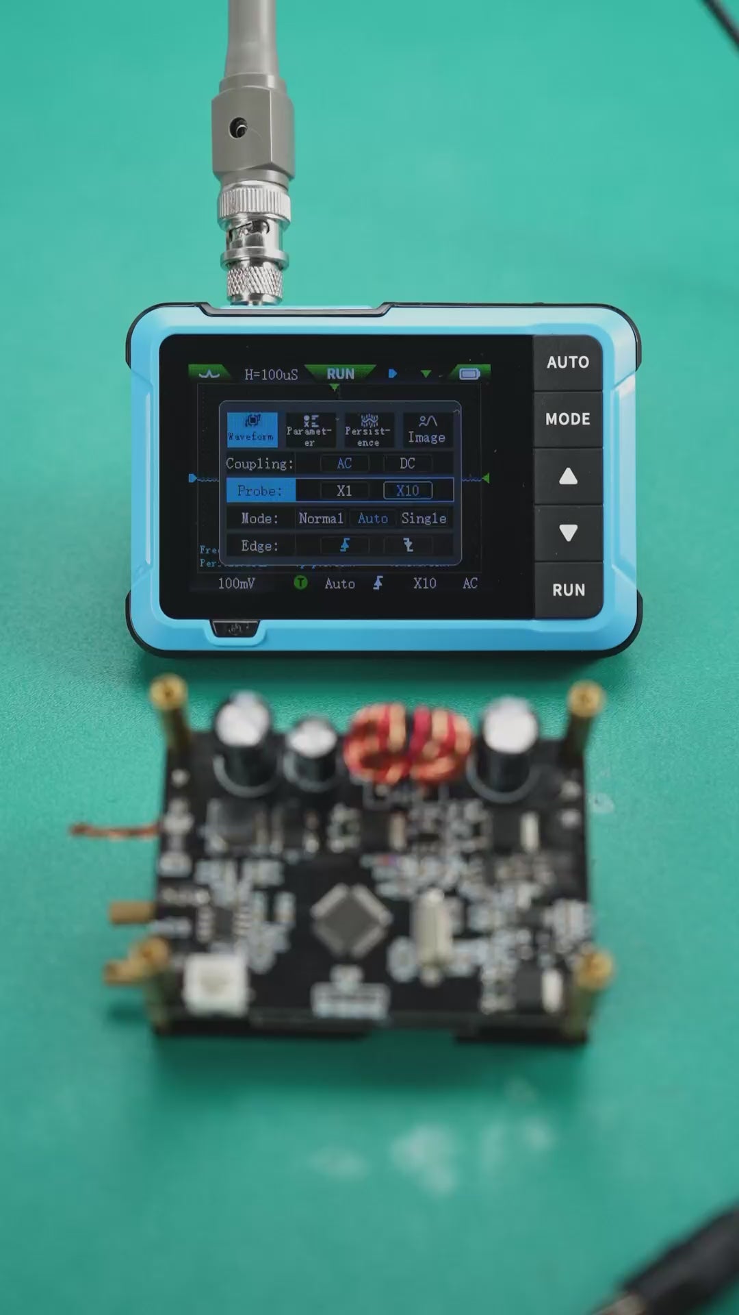 FNIRSI® Upgrade DSO-510 2 IN 1 Mini Handheld Digital Oscilloscope DDS Signal Generator