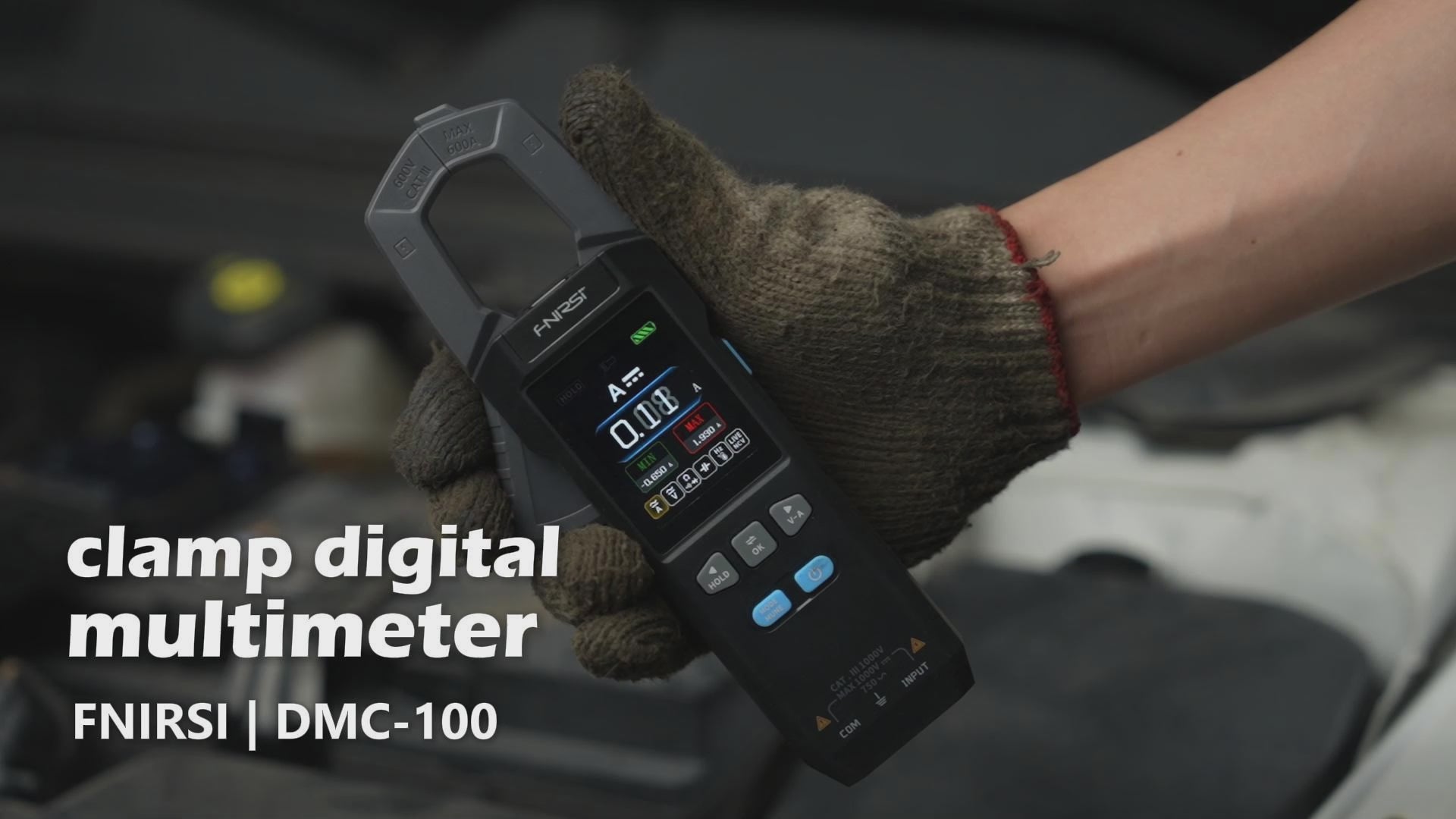 FNIRSI® DMC-100 DC AC Current Voltage Clamp Meter Digital Multimeter